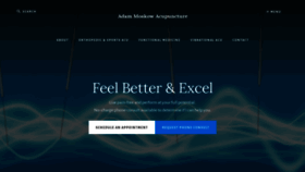 What Vibrationalacupuncture.com website looked like in 2019 (4 years ago)