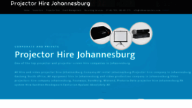 What Videoprojectors.co.za website looked like in 2019 (4 years ago)