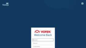 What Vorexlogin.com website looked like in 2019 (4 years ago)