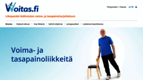 What Voitas.fi website looked like in 2019 (4 years ago)