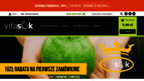 What Vitasok.pl website looked like in 2019 (5 years ago)