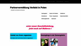 What Verliebt-in-polen.de website looked like in 2019 (4 years ago)