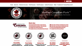 What Verifiedcanadianpork.com website looked like in 2019 (4 years ago)