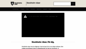 What Vaxer.stockholm website looked like in 2019 (4 years ago)