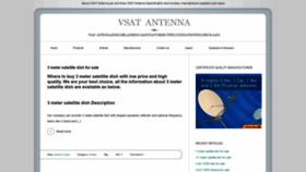 What Vsat-antenna.com website looked like in 2019 (4 years ago)