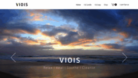 What Viois.com website looked like in 2019 (4 years ago)