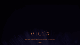 What Vilor.com website looked like in 2019 (4 years ago)