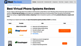 What Virtual-phone-systems.bestreviews.net website looked like in 2019 (4 years ago)