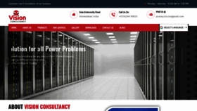What Visionpowersolution.com website looked like in 2019 (4 years ago)