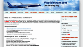What Visa4vietnam.com website looked like in 2019 (4 years ago)