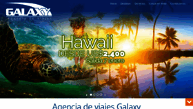 What Viajesgalaxy.com website looked like in 2019 (4 years ago)