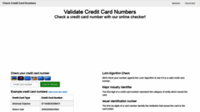What Validcreditcardnumber.com website looked like in 2019 (4 years ago)