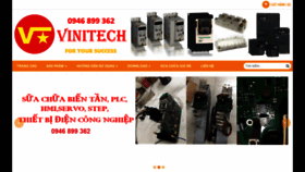 What Vinitech.vn website looked like in 2019 (4 years ago)