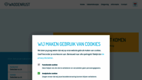 What Vakantiehuisjeswaddenrust.nl website looked like in 2019 (4 years ago)