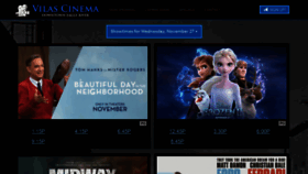 What Vilascinema.com website looked like in 2019 (4 years ago)