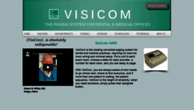 What Visicom.net website looked like in 2019 (4 years ago)