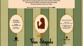 What Vanstapele.com website looked like in 2019 (4 years ago)