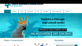 What Veterinarioanimaliesotici.it website looked like in 2019 (4 years ago)