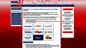 What Visum24.de website looked like in 2019 (4 years ago)