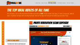 What Viralbitme.com website looked like in 2019 (4 years ago)