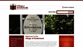 What Villageofkinderhook.org website looked like in 2019 (4 years ago)
