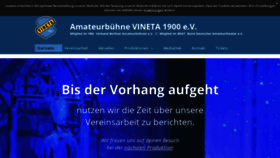 What Vineta-buehne.de website looked like in 2019 (4 years ago)