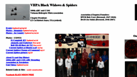 What Vhpa-blackwidows.org website looked like in 2019 (4 years ago)