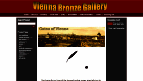 What Viennabronzegallery.com website looked like in 2019 (4 years ago)