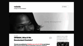 What Valaida.com website looked like in 2019 (4 years ago)