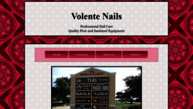 What Volentenail.com website looked like in 2019 (4 years ago)