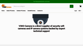 What V380-camera.com website looked like in 2019 (4 years ago)