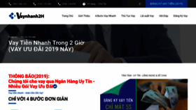What Vaytiennhanh2h.com website looked like in 2019 (4 years ago)