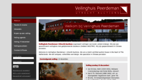 What Veilinghuispeerdeman.nl website looked like in 2019 (4 years ago)