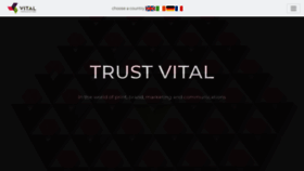 What Vitalcommunications.com website looked like in 2019 (4 years ago)