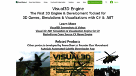 What Visual3d.net website looked like in 2019 (4 years ago)