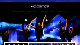 What Vipdance.com website looked like in 2019 (4 years ago)