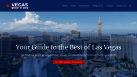 What Vegasfoodandfun.com website looked like in 2019 (4 years ago)