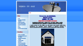 What Videotvsat.cz website looked like in 2019 (4 years ago)