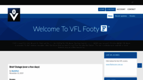 What Vflfooty.com website looked like in 2019 (4 years ago)