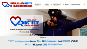 What Vrhealth.institute website looked like in 2019 (4 years ago)