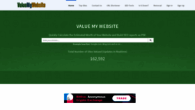 What Valuemywebsite.net website looked like in 2019 (4 years ago)