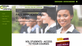 What Volusiaonlinelearning.com website looked like in 2019 (4 years ago)