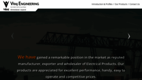 What Vrajengineering.com website looked like in 2019 (4 years ago)