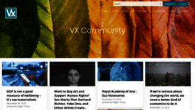 What Vxcommunity.com website looked like in 2019 (4 years ago)