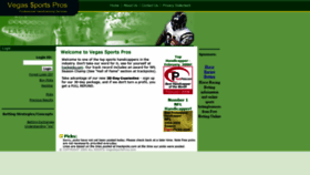 What Vegassportspros.com website looked like in 2019 (4 years ago)