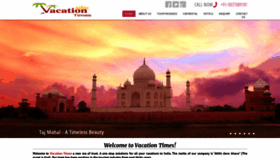 What Vacationtimes.co.in website looked like in 2019 (4 years ago)
