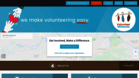 What Volunteermissoula.org website looked like in 2019 (4 years ago)