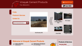 What Vinayakcementproducts.com website looked like in 2019 (4 years ago)