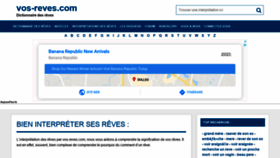 What Vos-reves.com website looked like in 2019 (4 years ago)