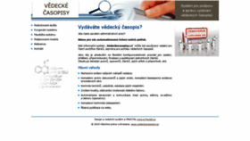 What Vedeckecasopisy.cz website looked like in 2019 (4 years ago)